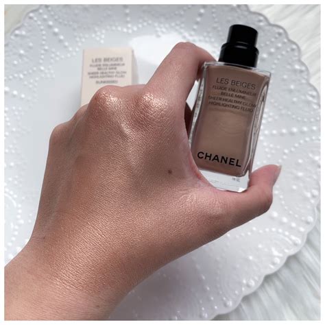 chanel makeup highlighter|chanel les beiges highlighting fluid.